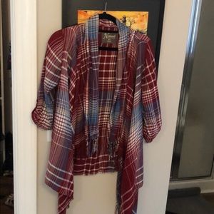 Plaid Cardigan